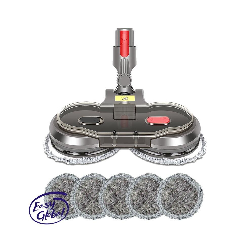 Electric Wet Dry Mopping Head For Dyson V7 V8 V10 V11 Cordless Vacuum Cleaner Accessories With Water Tank Mop Pads