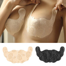 1 Pair Women U Shape Women Breast Petals Invisible Lace Push Up Sexy Intimate Seamless Sweatproof Sticker Bra Pad Disposable