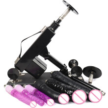 Basic Style Sex-Machine Masturbator for Men and Women With 7 Nozzles Dildos ? Love Retractable Machine Vibrator Sex Toy