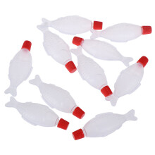 New 10Pcs Fish-Shaped 4ml Soy Sauce Disposable Sauce Bottle Rice Ball / Sashimi /Sushi Bottle Vinegar Bottle