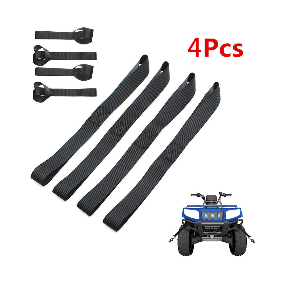 4Pcs Motorcycle Nylon Soft Loops Tie Down Straps For Car Motorbike Loops Straps Tie Downs Luggage Bandage 5063131266276