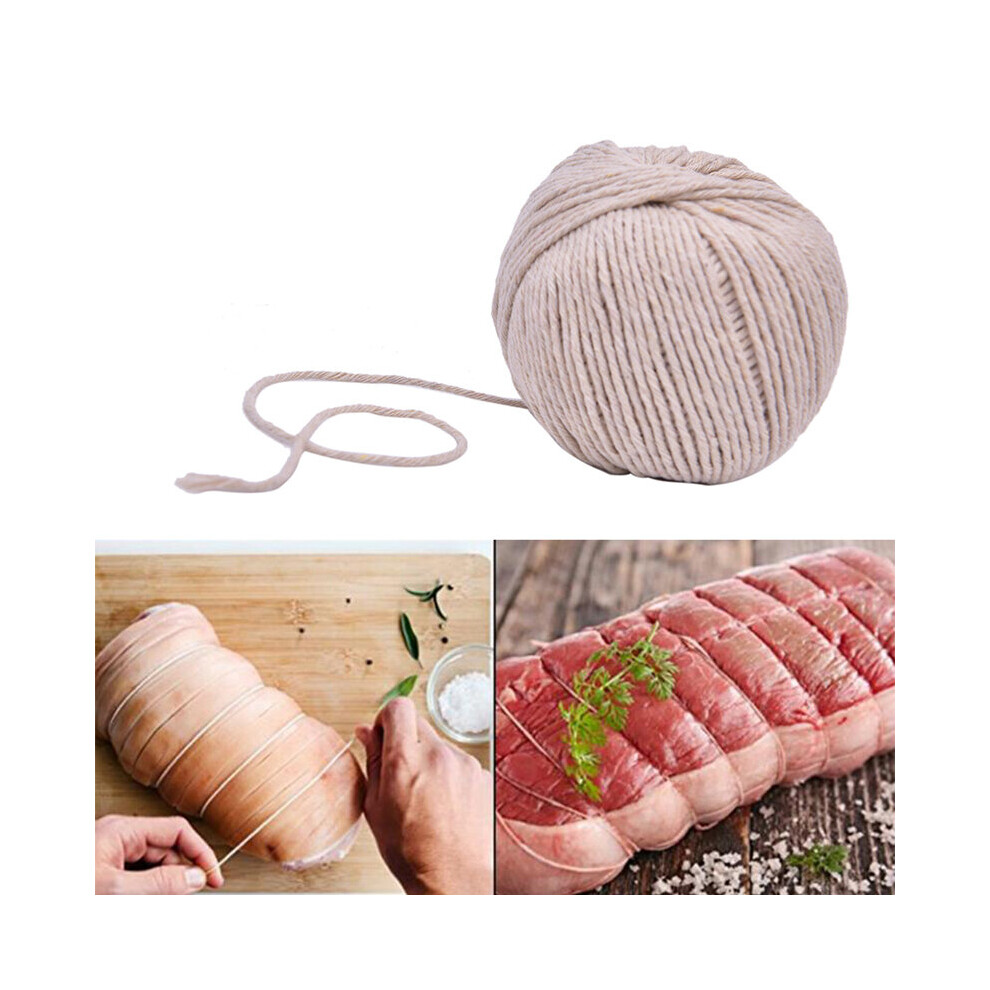 Cooking Tools Butcher's Cotton Twine Meat Prep Trussing Turkey Barbecue Strings Meat Sausage Tie Rope Cord Drop Ship 5063131230222