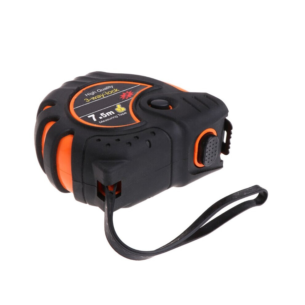 3M 5M Retractable Tape Measure 3-Way-Lock Metric Rubber Measuring Tape Rule 5063131269758