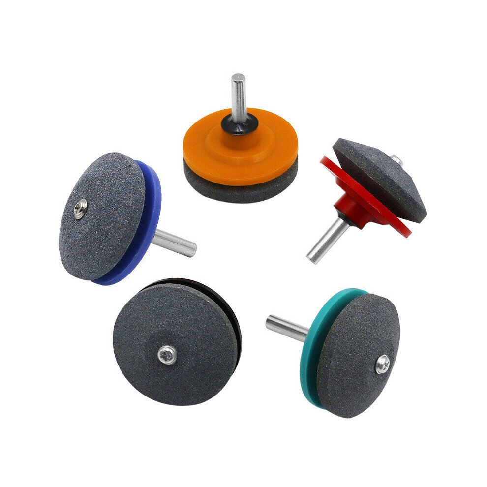 Knife Sharpening Drill Lawnmower 50Mm Faster Blade Sharpener Grinding Garden Tools Rotary Drill Garden Lawn Mower Parts 5063131981353