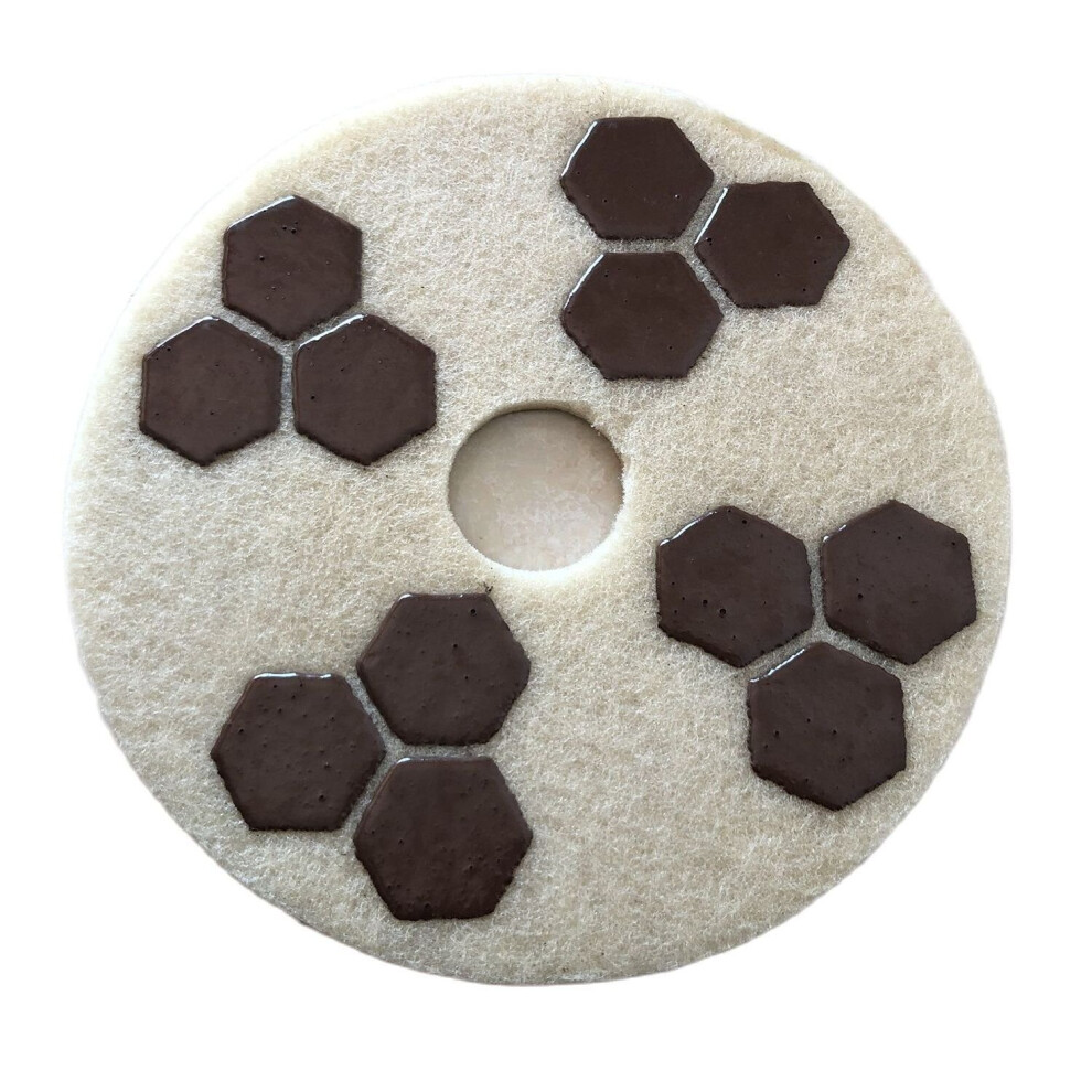 17 Inch 425Mm Abrasive Marble Floor Polishing Wheel Granite Resin Sponge Polishing Concrete Floor Polishing Dry Grinding Pad 5063131175356