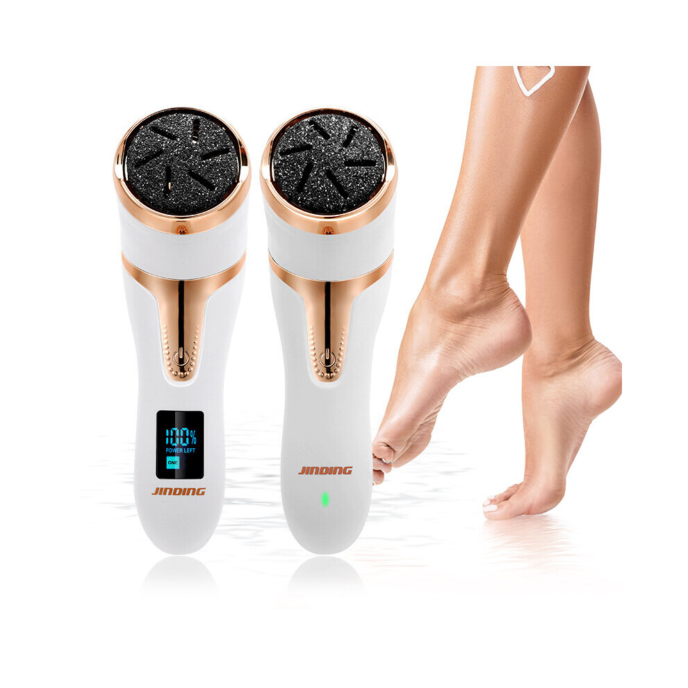 Wejoy Electric Pedicure Foot File Rechargeable Waterproof Hard Skin Remover Foot With 3 Rollers Foot Files For Hard Skin And Dead Skin