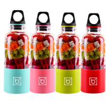 500ml 4 blade portable blender juicer machine mixer electric mini usb food processor  juicer smoothie blender cup maker juice