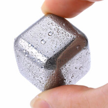 1pc Stainless Steel Ice Stones Whiskey Wine Beer Stone Cooler Rocks Ice Coolers Cooling Chillers Bar Wine Supplies