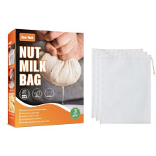 Cheesecloth Bags Straining Reusable Cold Brew Coffee Cheesecloth Strainers Large Nut Milk Bag Juice Bag Mesh Filter