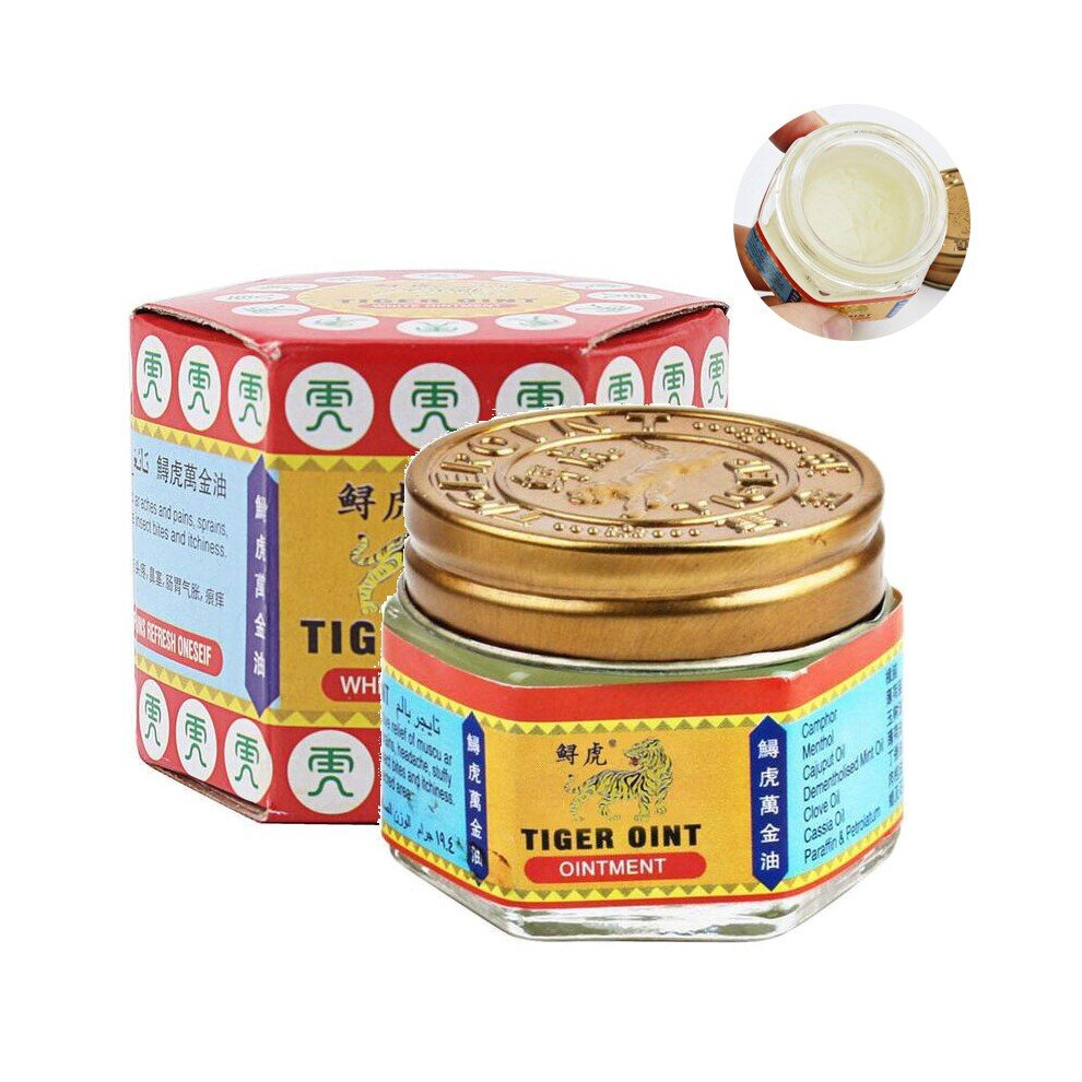Wejoy Red/White 100% Original Tiger Balm Ointment Insect Bite Pain Muscle Relieving Arthritis Joint Body Pain Thailand Painkiller