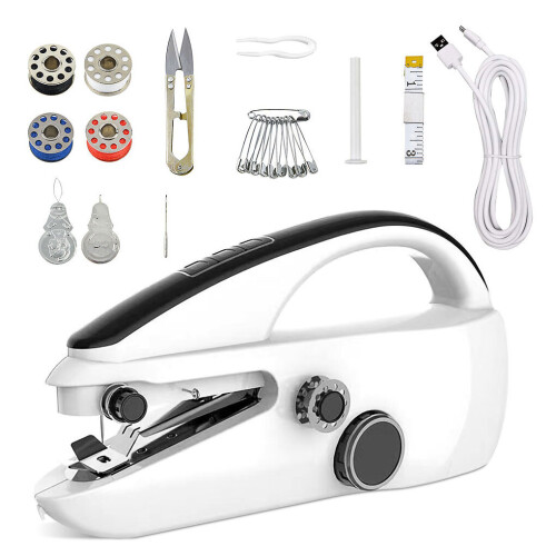Mini Handheld Sewing Machine Battery Powered Electric USB Quick Stitching Home Needlework DIY Electric Sewing Machine 1