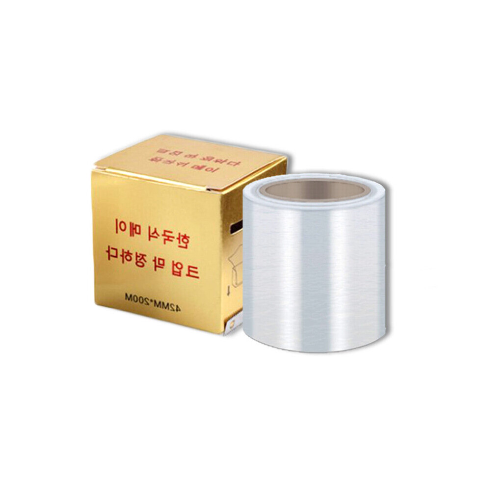 Wejoy Plastic Wrap Cover 42Mm*200M Preservative Film For Permanent Makeup Tattoo Eyebrow Clear Wrap Film Eyebrow Tattoo Accessories