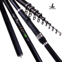 Old friend Portable RockFishing Rod5.4m 6.3m 7.2m Carp rod Telescopic Sea Fishing Rod carbon fiber Surf Feeder Rod Spinning Rod