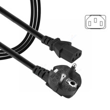 EU Extension Cable 250V 10A 2500W IEC C13 Power Adapter 1.5m 2m 3m 5m 10m Electric C13 Power Cable For Dell Desktop PC Monitor