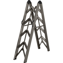Double Exit 4+4 Portable Aluminum Ladder