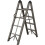 Double Exit 4+4 Portable Aluminum Ladder 3