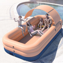 Family Inflatable Swimming Pool Thick High-strength PVC Adult Pool Summer Water Party Supply For Baby Kids Adult Family