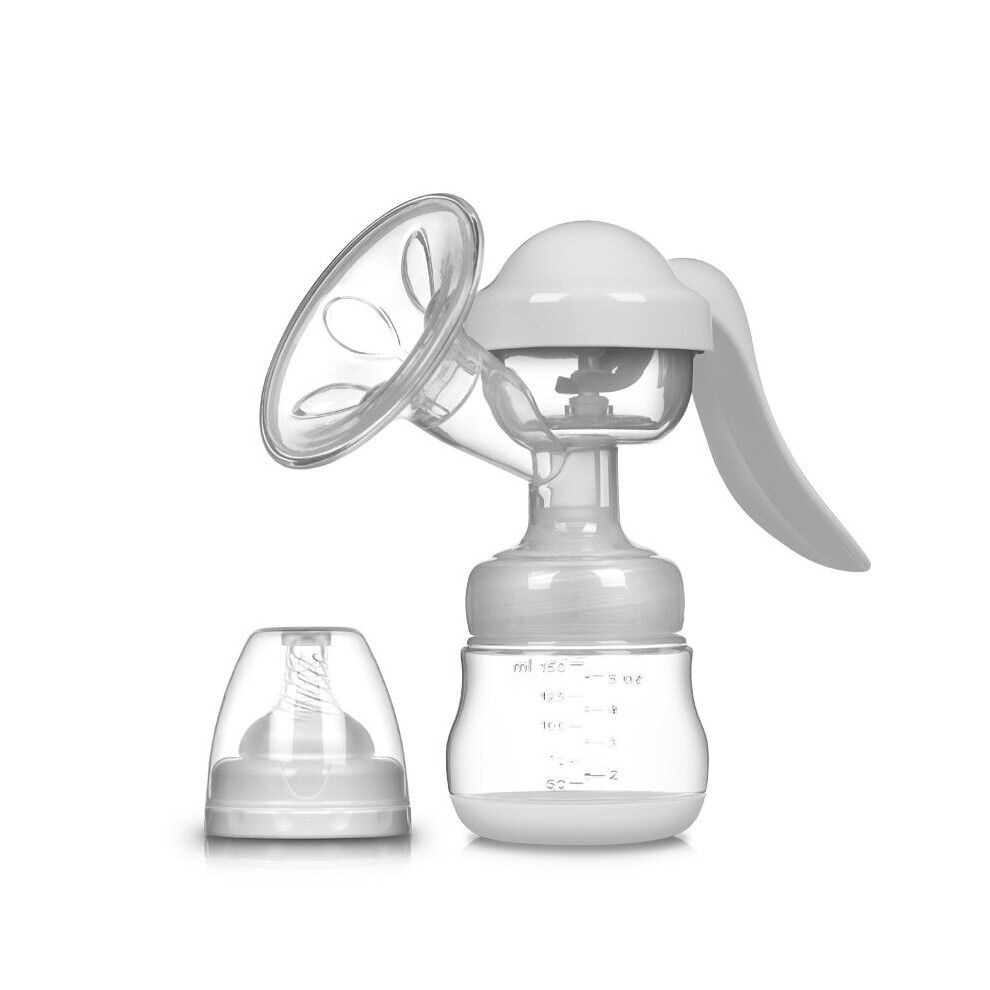 Zimeitu Manual Breast Pump Powerful Baby Nipple Suction 150Ml Feeding Milk Bottles Breasts Pumps Bottle Sucking High Quality Wejoy