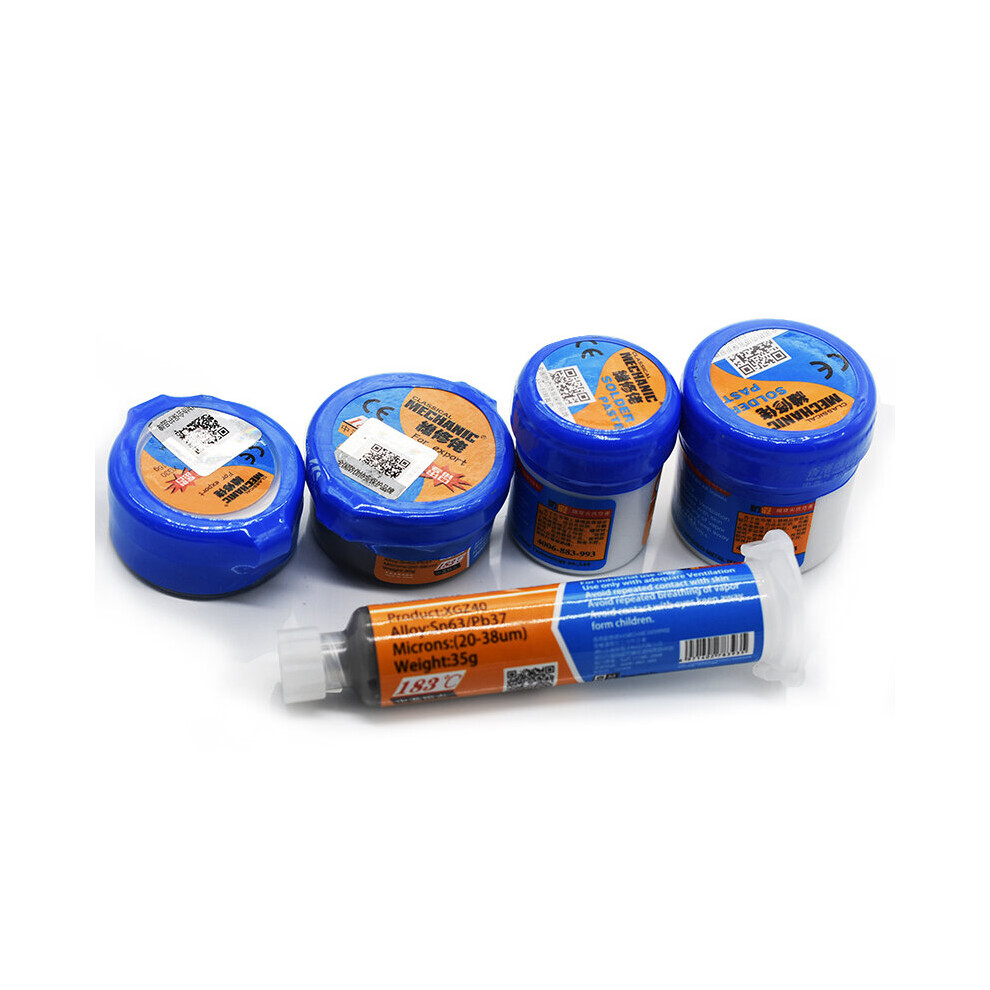 Xg30-80 Mechanic Soldering Flux Paste Tin Cream Smd Smt Bga Tools Sn63/Pb37 25-45Um Welding Paste Flux For Soldering 5063131150742