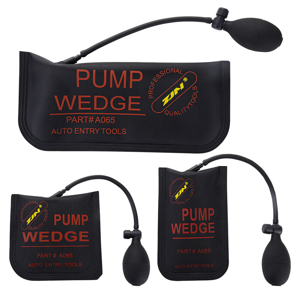 3Pcs/Set Pump Wedge Locksmith Hand Tools Auto Air Wedge Airbag Lock Pick Set Open Car Door Lock Hand Tools 5063131282733