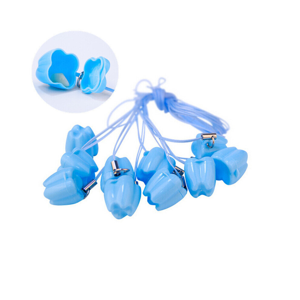 Baby Tooth Box 10Pcs Kids Milk Teeth Organizer Storage Boys Girls Baby Souvenirs Gifts Keepsakes Tooth Shape Kids Milk Teeth Box Wejoy