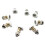 8 PCS 19/23/25/27mm Diameter Shower Glass Sliding Door Hanging Wheel Roller Bathroom Sliding Cabinet Eccentric Pulleys 2