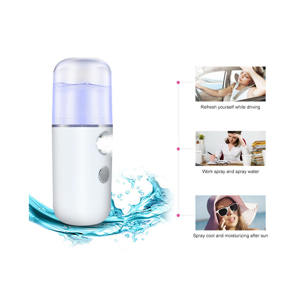 Wejoy Nano Face Moisturizing Mist Spray Machine Facial Mister Facial Humidifier Usb Humidifier Rechargeable Nebulizer Face Steamer