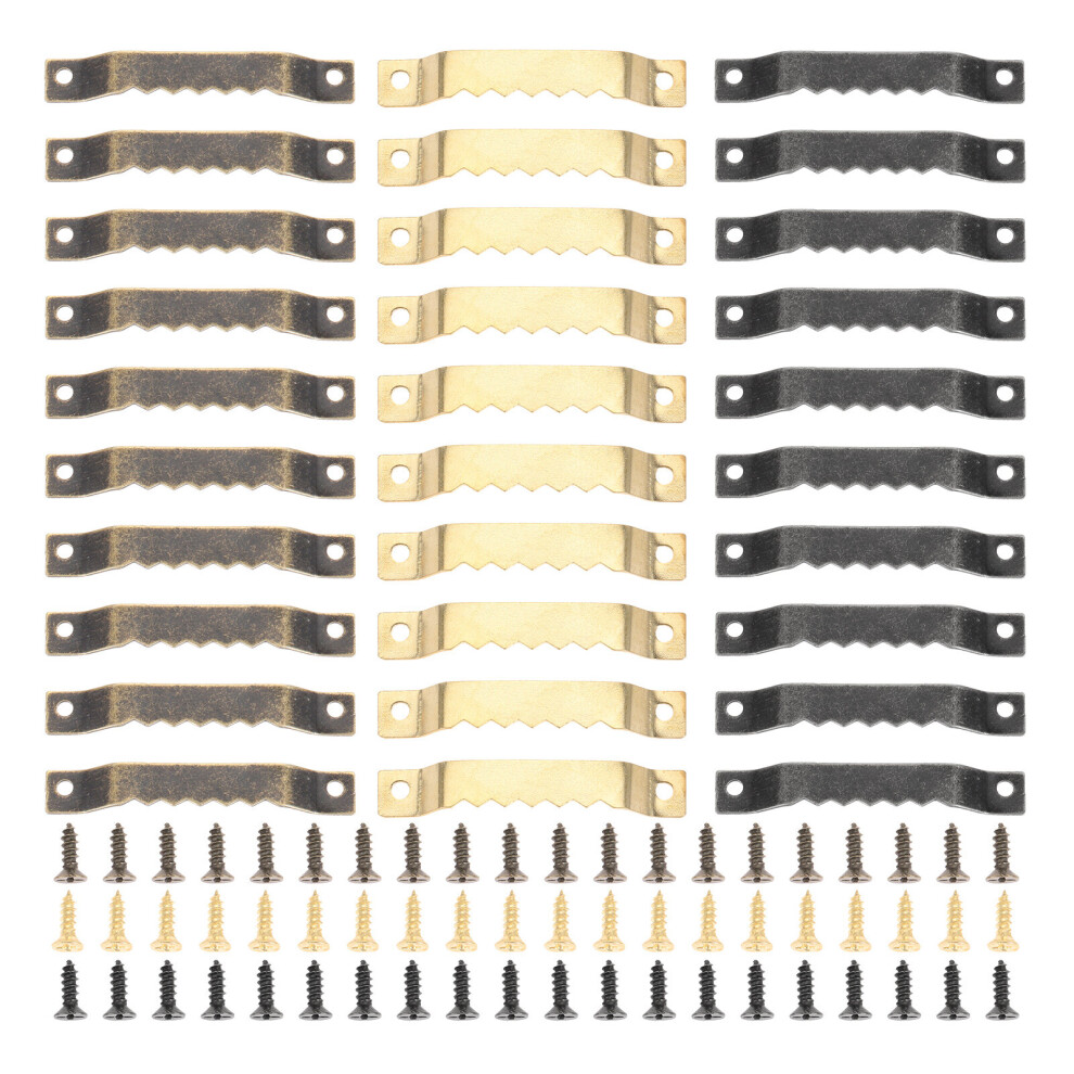 10 Pcs Small Sawtooth Picture Frame Hanger Steel Picture Hanging Picture Wall Oil Painting Mirror Saw Tooth Hooks With Screws 5063131259414