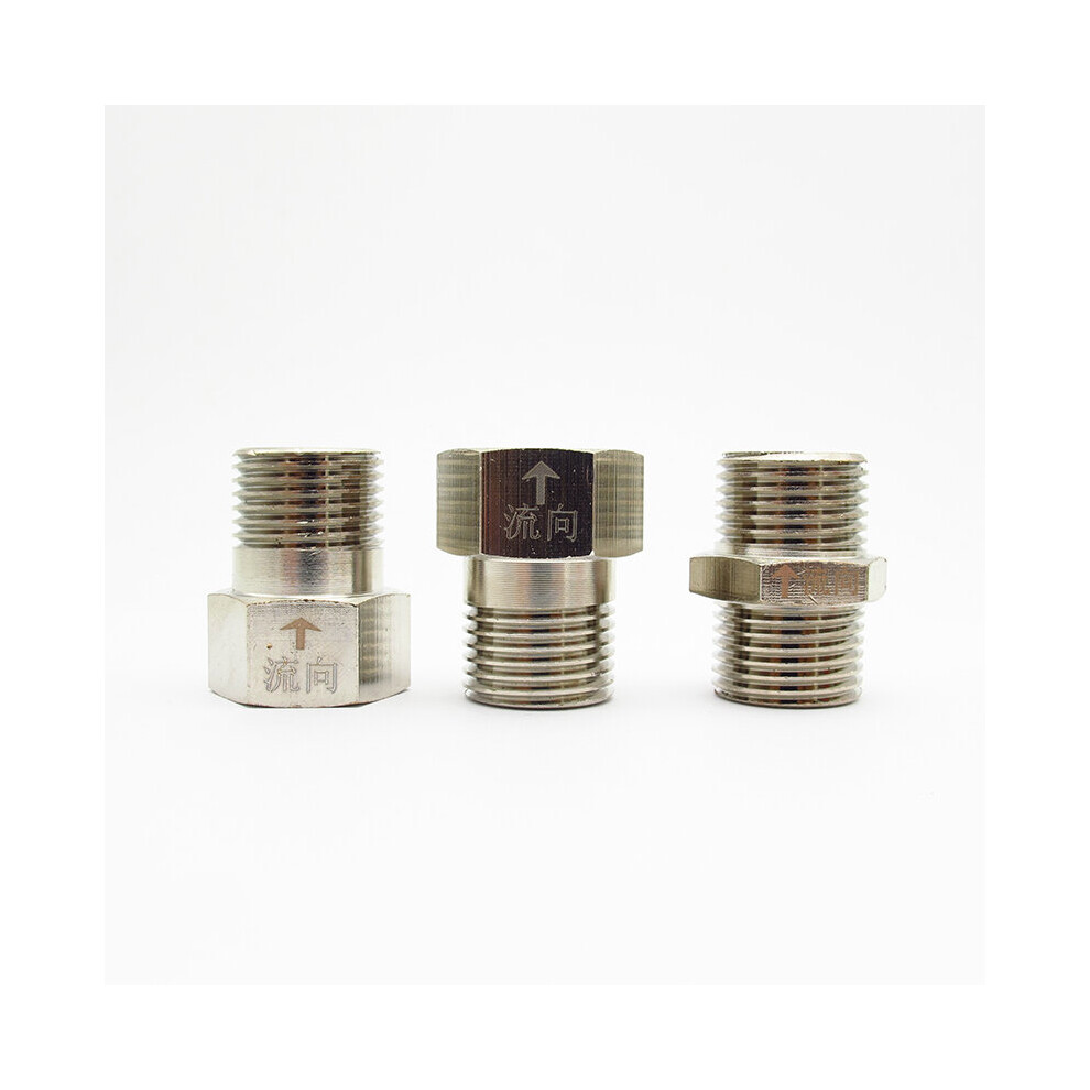 1/2" 3/4" 1" Bsp Male Female Thread Brass Check Valve One Way Non-Return Valve For Water Tank Water Heater Toilet 5063131302073