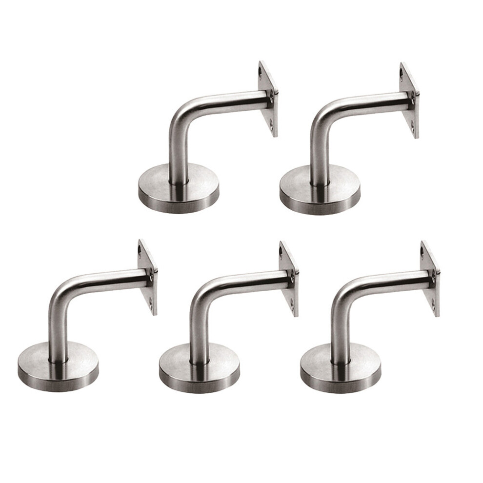 3/5 Pcs Stainless Steel Handrail Wall Mounted Brackets Supports Handrail Bracket Stair Rail Bracket Handrail Support For Stair 5063131242140