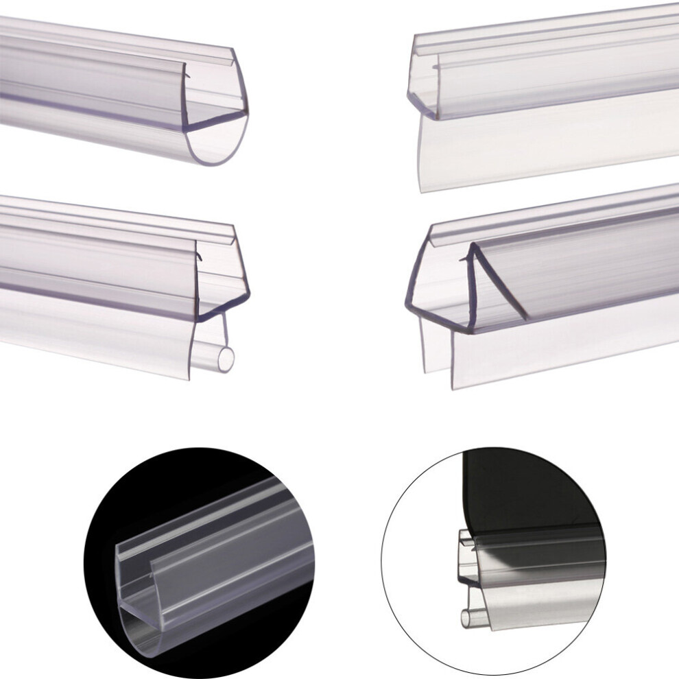 4-12Mm Bath Shower Screen Door Seal Strip Useful Rubber Seal Gap Window Door Weatherstrip Household Hardware Home Improvement 5063131298727