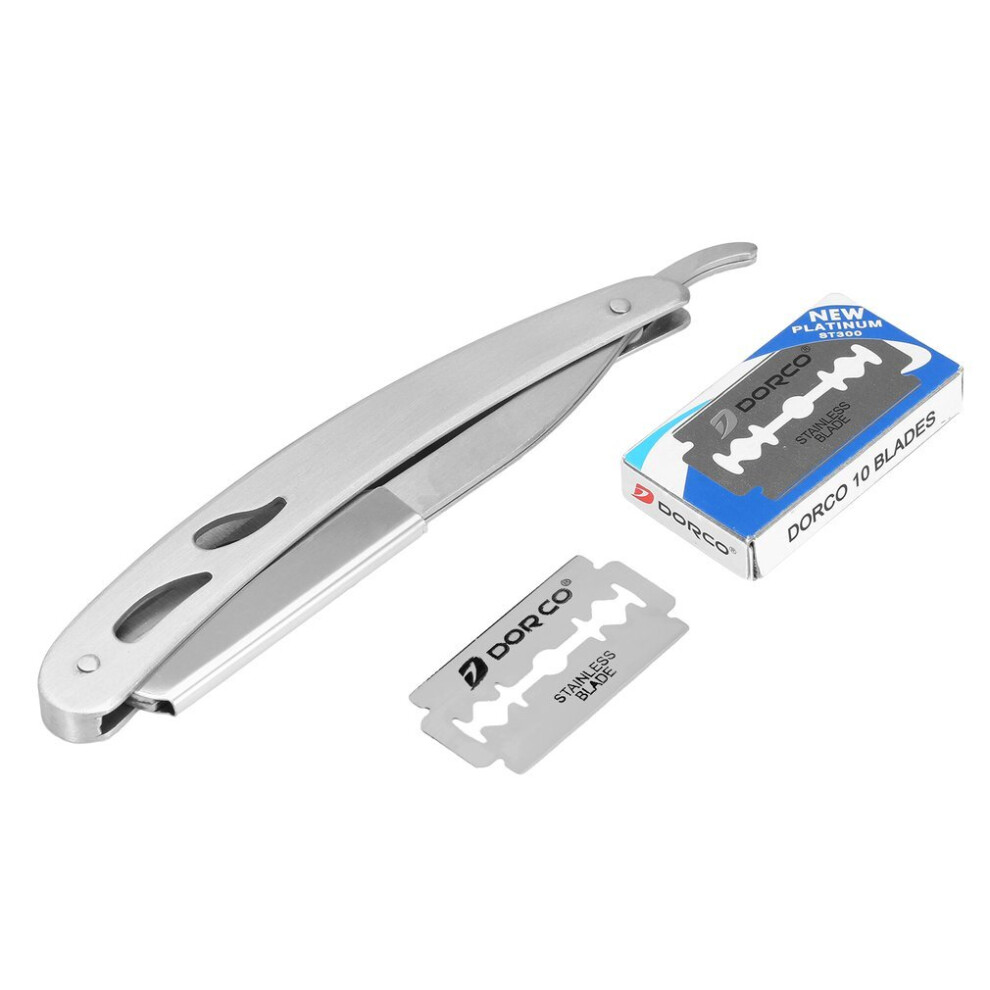 Wejoy 1Pc Stainless Steel Straight Razor Straight Edge Razors Pro Men Folding Shaving Knife Manual Beard Shaver Barber Shaver Tool