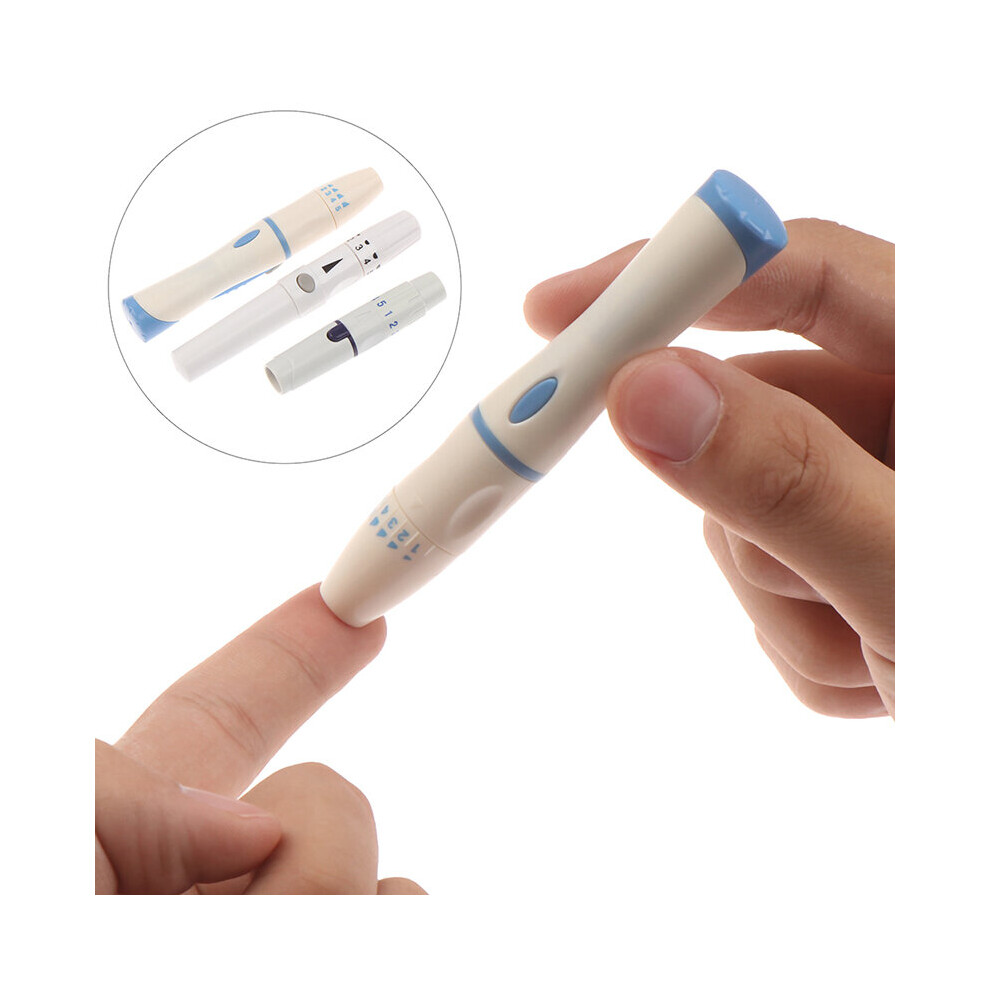 Wejoy Lancet Pen Lancing Device For Diabetics Blood Collect 5 Adjustable Depth Blood Sampling Glucose Test Pen