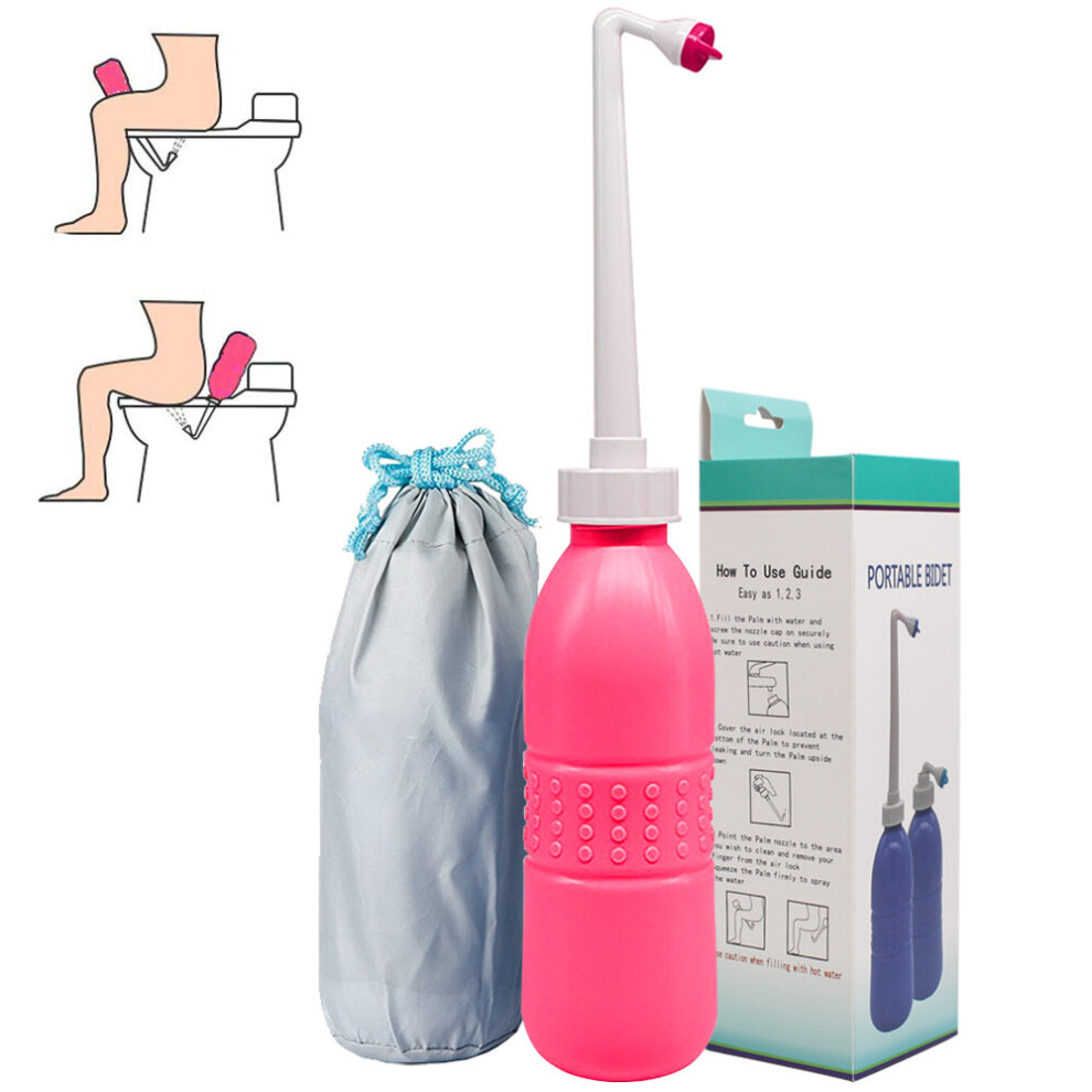 Wejoy 650Ml Portable Travel Hand Held Bidet Sprayer Personal Cleaner Hygiene Bottle Spray Washing