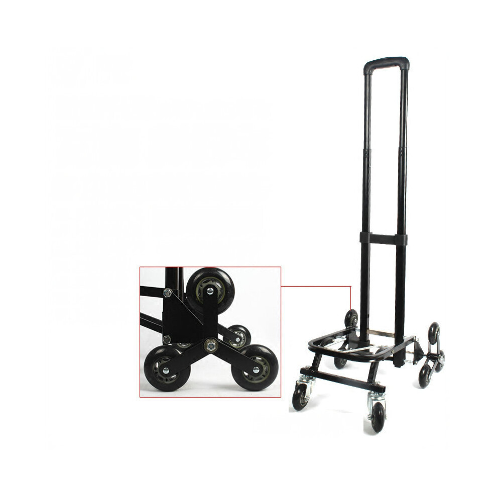 Universal Wheel Folding Portable Ladder Trolley, Stair Climbing Shopping Cart Hand Truck With Telescoping Handle 5063131276985