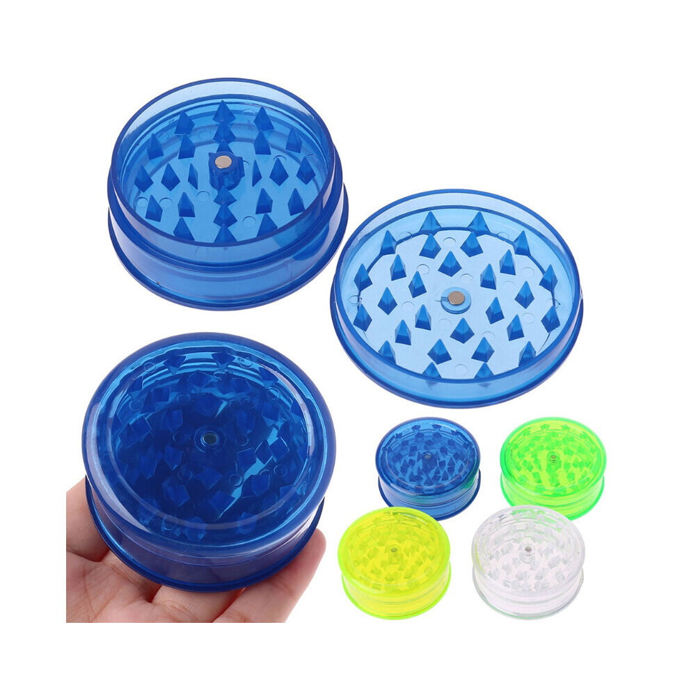 Wejoy Round Shape Plastic Tobacco Grinder Herb Grinder Tobacco Spice Crusher