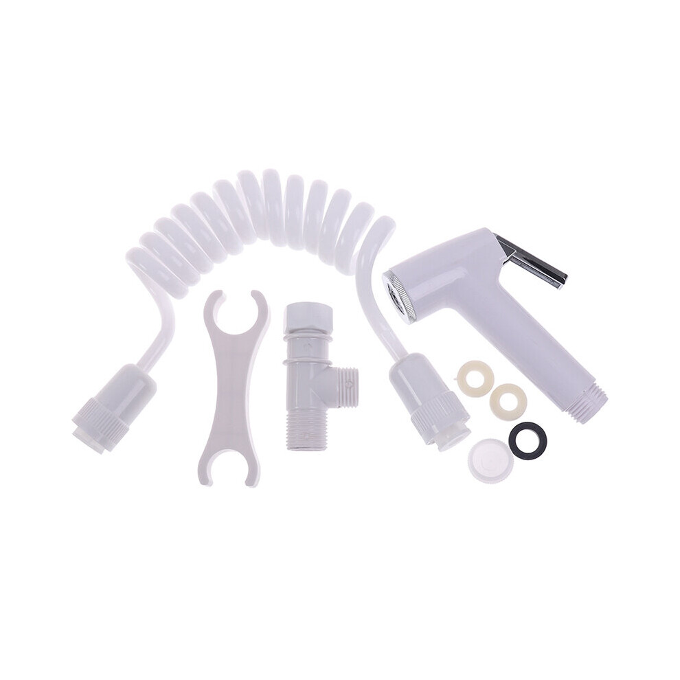 Abs Portable Bidet Sprayer Set Handheld Adapter Bracket Toilet Cleaning Tools 5063131295665