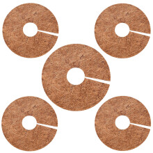 1PC Coco Coir Plant Cover Mulch Mat Weed Control Fabric Flower Pot Rings Coconut Tree Trunk Protector Planter Root Protection