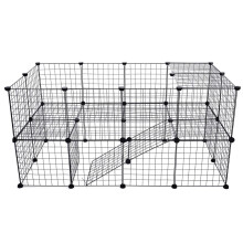 DIY Pet Fences Dog Cage Playpen Iron Net Cat Puppy Kennel House Animal Bird Rabbit Guinea Pig Playing Sleeping Room