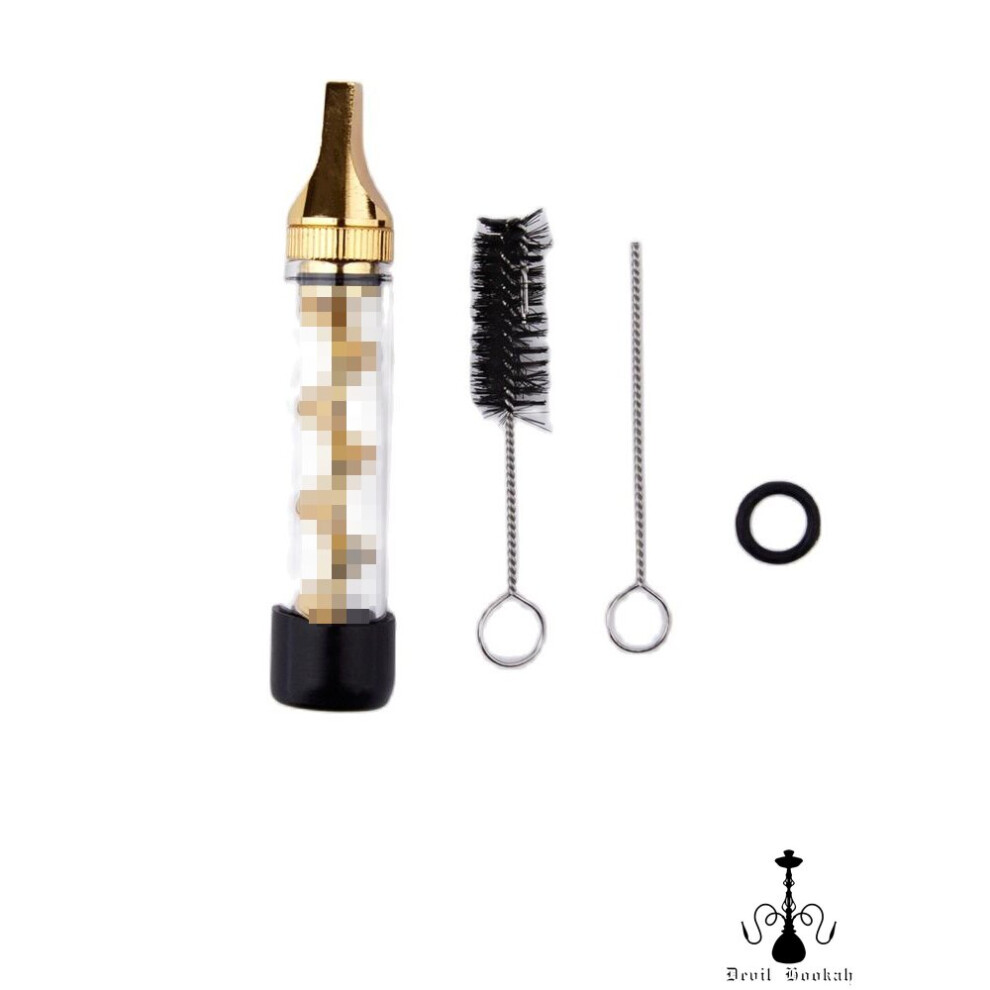 Wejoy Devil Hookah 7P Mini 2 Tube Glass Twisty Blunt Dry Herb Pipe For Evaporator Smoking Accessories Flue-Cured Tobacco