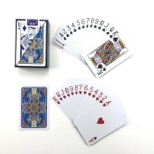 New Playing Cards Plastic Baccarat Texas Hold'em Poker Cards PVC Pokers Board Games Red And Blue Waterproof Wearable Card Game