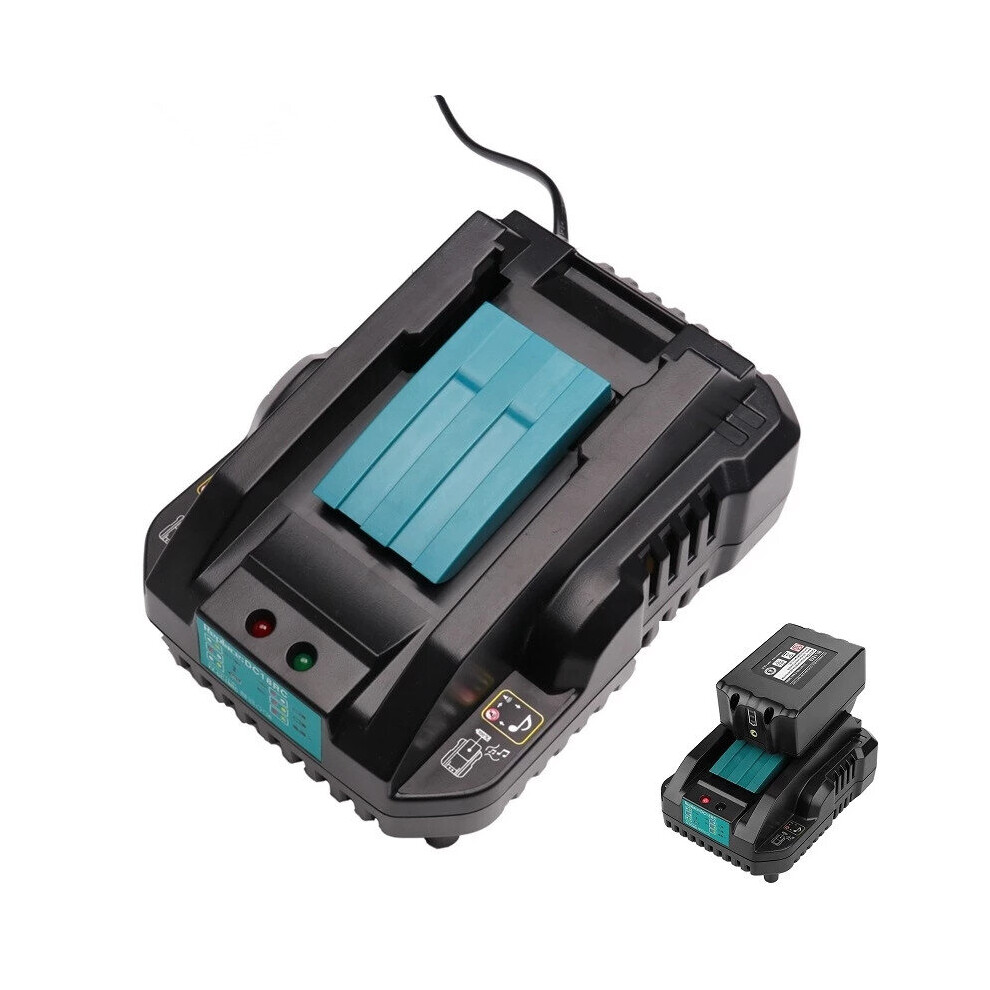 Dc18rc 14.4V 18V 3.5A Li-Ion Battery Charger For Makita Bl1830 Bl1430 Bl1815 Bl1860b Dc18ra Power Charging Tools 5063131286373