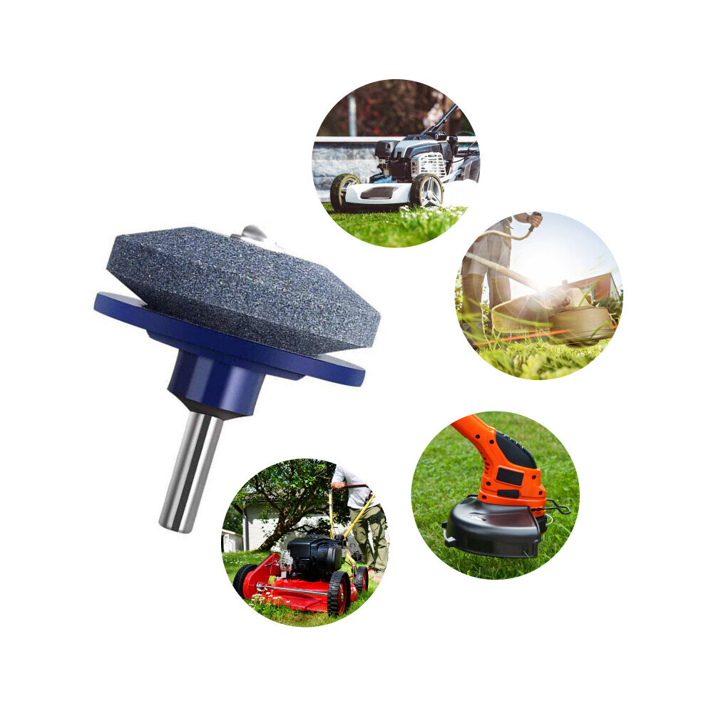 50Mm Faster Lawn Mower Sharpener Lawnmower Blade Sharpener Universal Grinding Rotary Drill Cuts 5063131981636