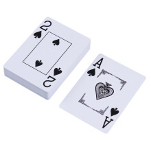 54 Cards High Quality Texas Hold'Em Plastic Poker Card Games Waterproof Playing Cards Entertainment Board Game