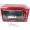 Electric mini High capacity Oven48L Multi-function Stainless Steel with Timer Bake Broil 1000W Includes Baking Pan and Rack 2