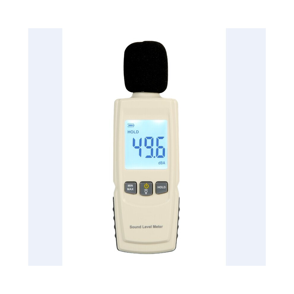 Digital Sound Level Meter Noise Tester 30-130Db In Decibels Lcd Screen With Backlight Accuracy Up To 1.5Db Min Max Lock Data 5063131270242