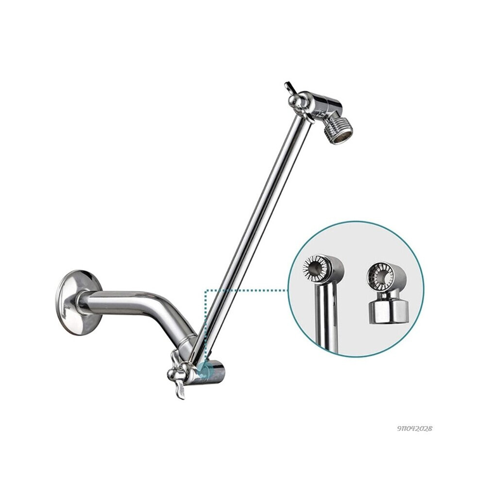11 Inch Adjustable Shower Arm Universal Connection Solid Brass Shower Adjustable Angle Anti-Leak Shower Extension Arm Wholesales 5063131299083