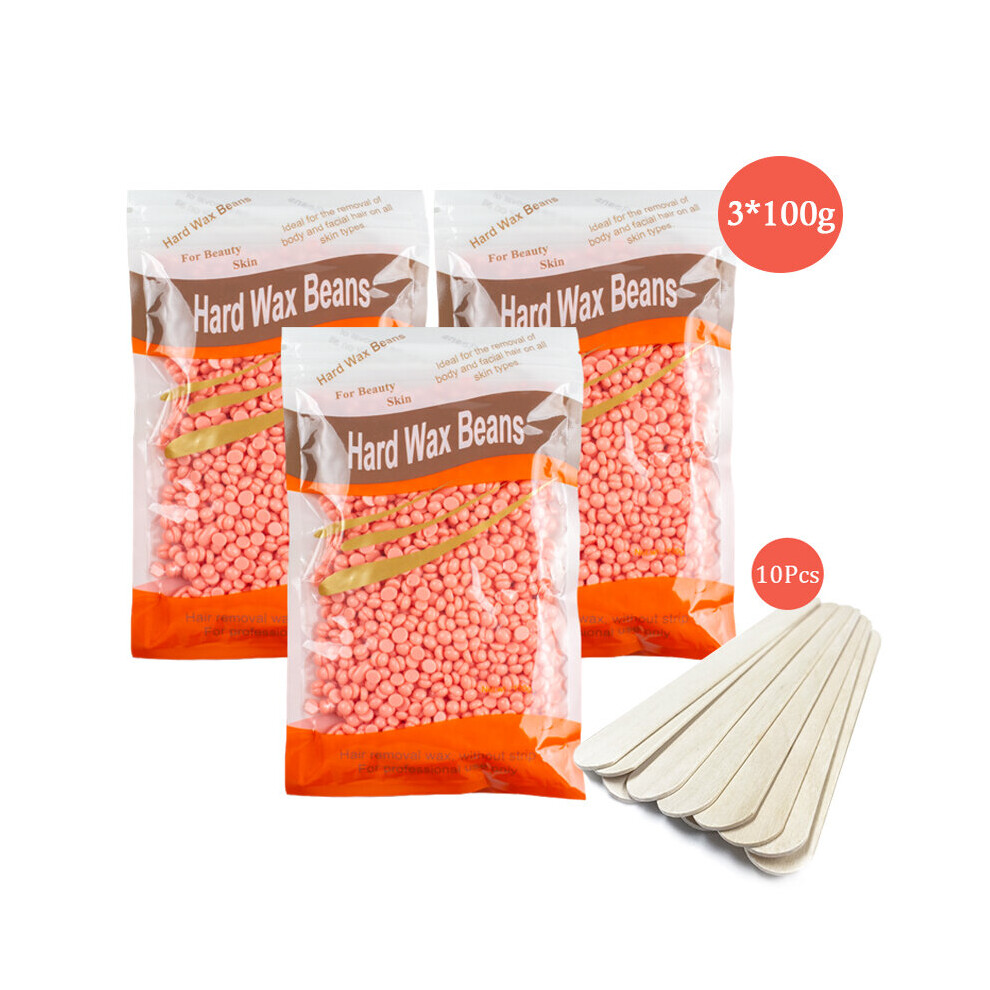 Wejoy 200G/300G Wax Beans Depilatory For Paraffin Wax Heater With 10Pcs Wax Sticker Hard Waxing Beads Pellet For Hair Removal Hot Film