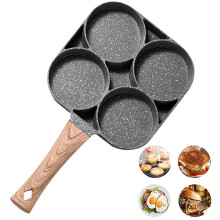 Egg Cooker Frying Pan 4-Cups Non-stick Cookware Aluminium Alloy Fried Egg Cooker Egg Poacher