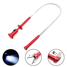 NEW Flexible Pick Up Tool ( Magnet + 4 Claw + LED Light ) Magnetic Long Spring Grip Home Toilet Gadget Sewer Cleaning Pickup